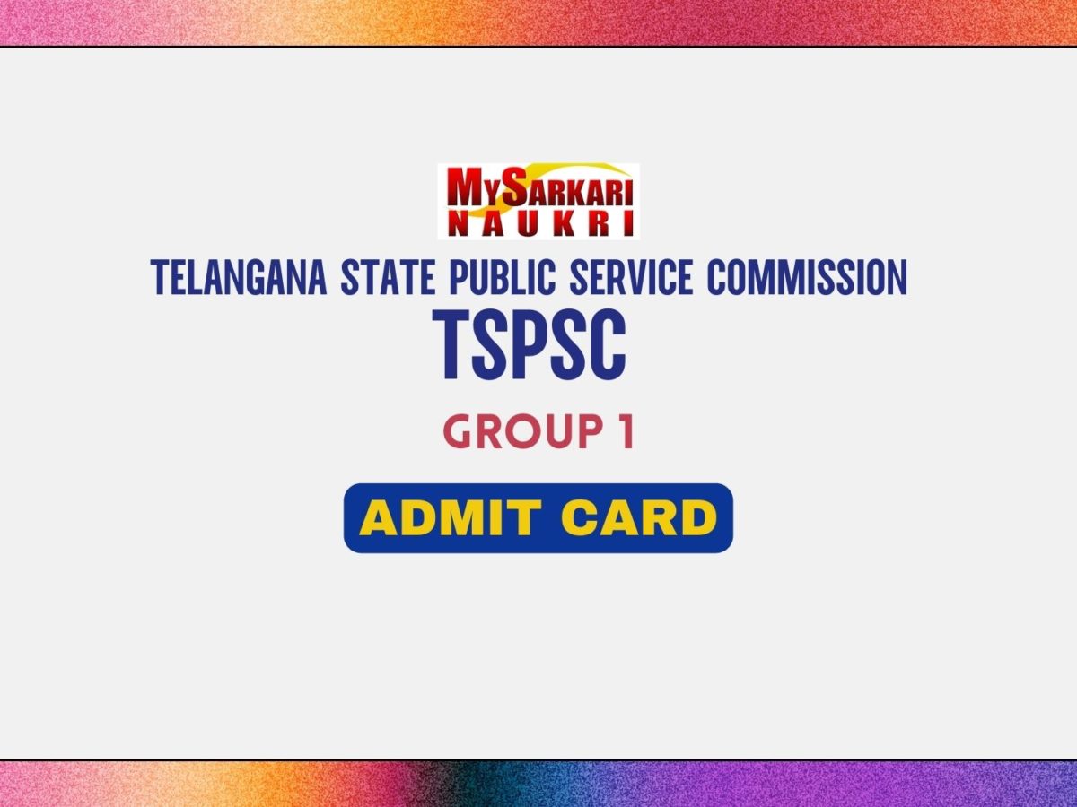 TSPSC Group 1 Hall Ticket