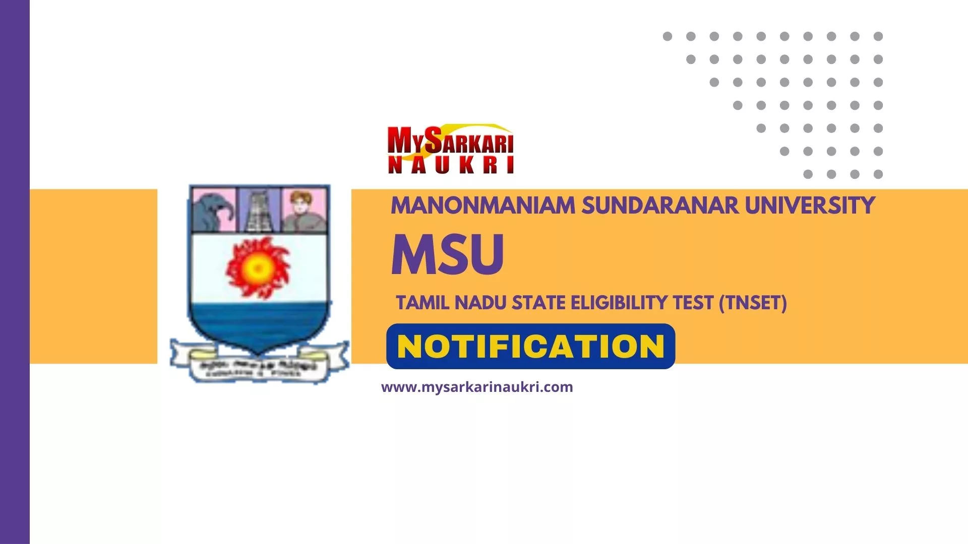 Tamil Nadu State Eligibility Test (TNSET)