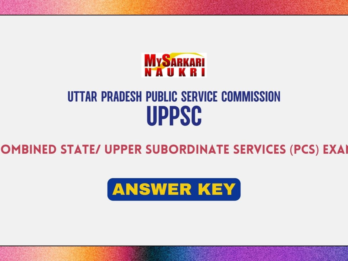 UPPSC PCS Prelims Answer Key