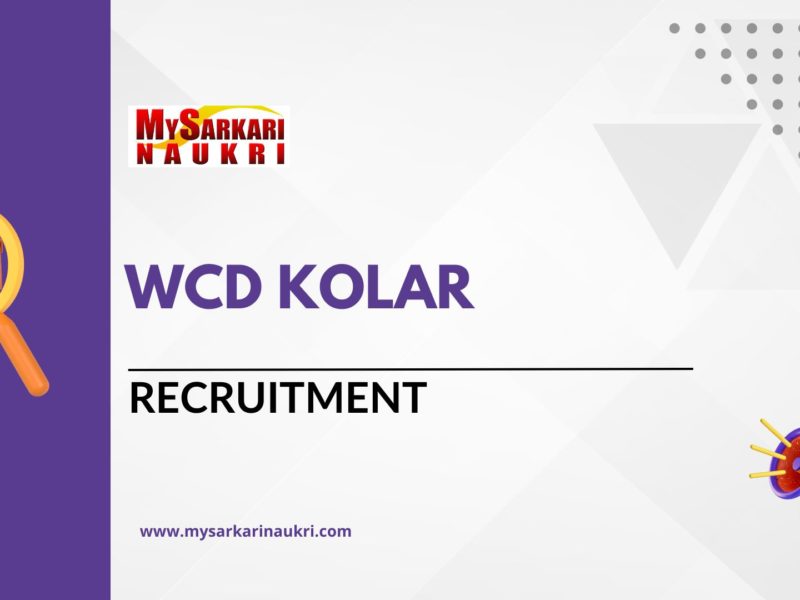 WCD Kolar