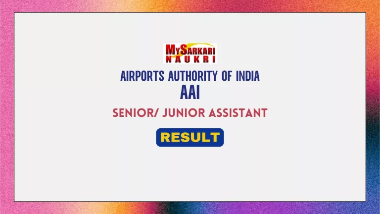 AAI JA Result
