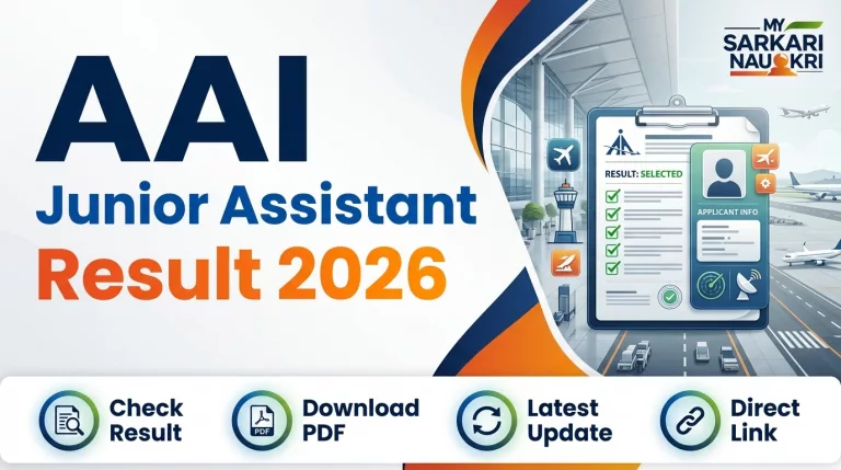 AAI Junior Assistant Result 2026