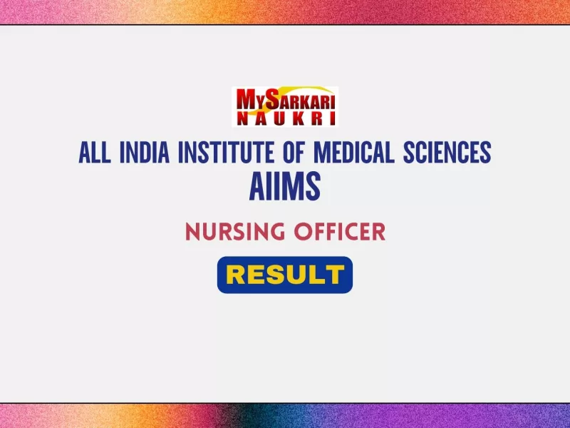 AIIMS NORCET 6 Result