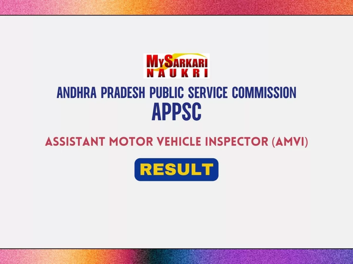 APPSC AMVI Result