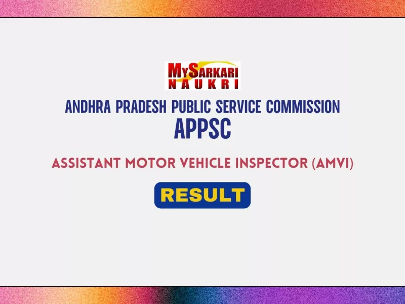 APPSC AMVI Result