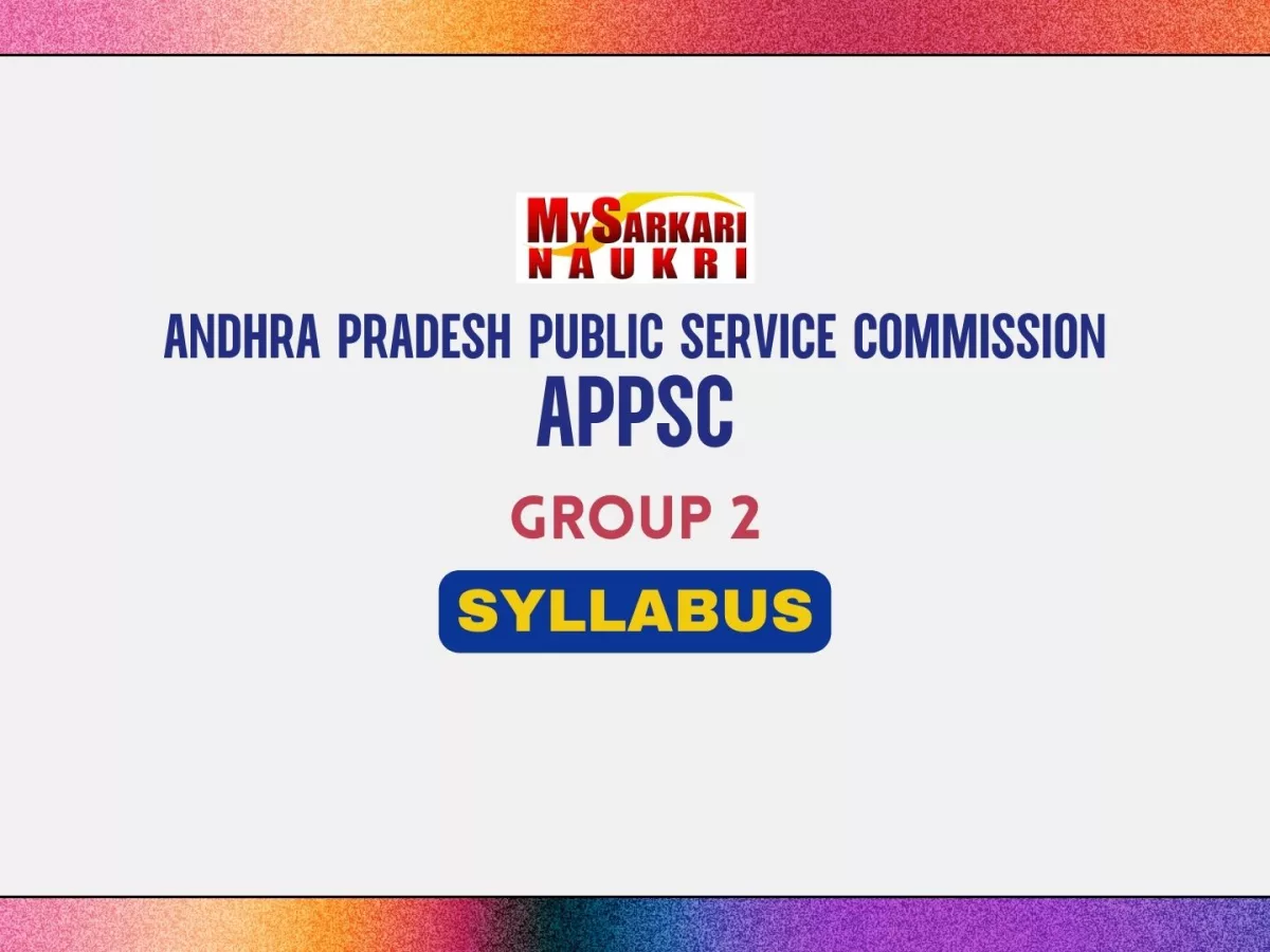 APPSC Group 2 Syllabus