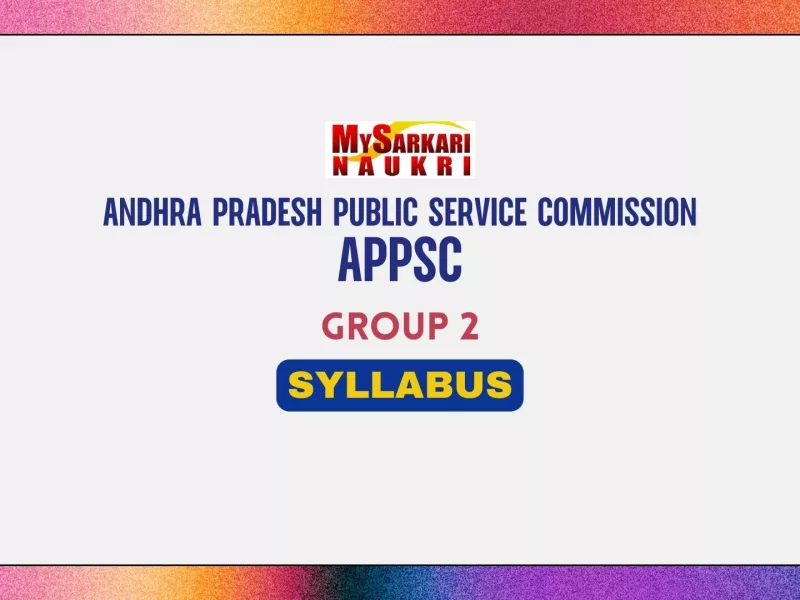 APPSC Group 2 Syllabus