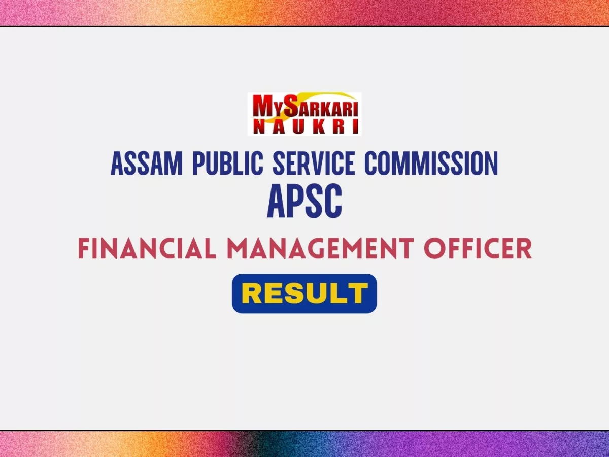 APSC Financial Management Officer Result