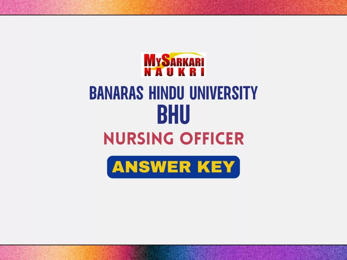 BHU Nursing Officer Answer Key