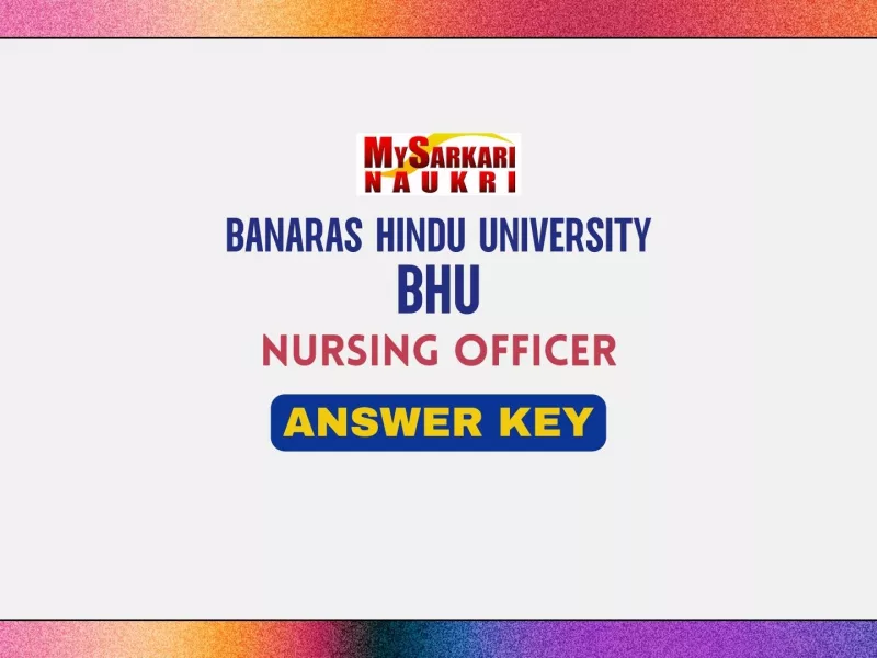 BHU Nursing Officer Answer Key