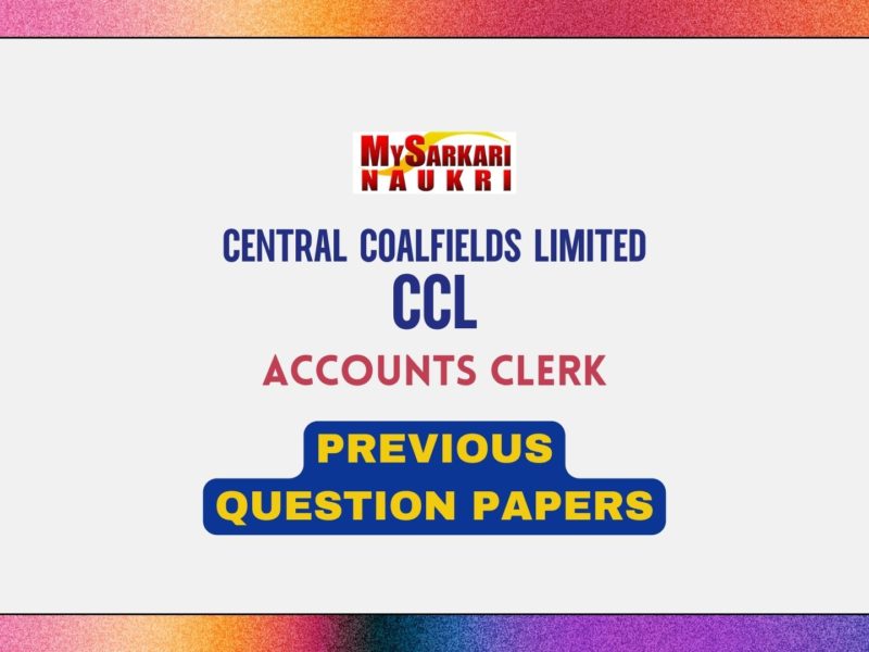 CCL Accounts Clerk Previous Question Papers
