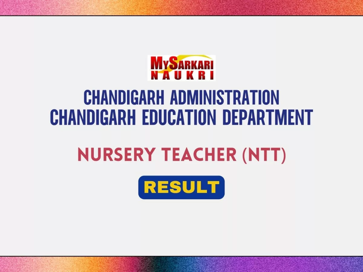 Chandigarh NTT Result