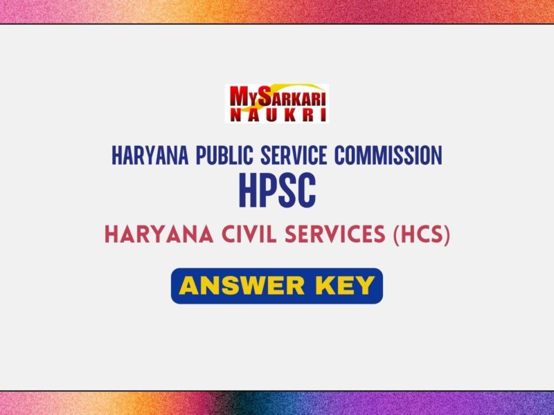 HPSC HCS Mains Answer Key