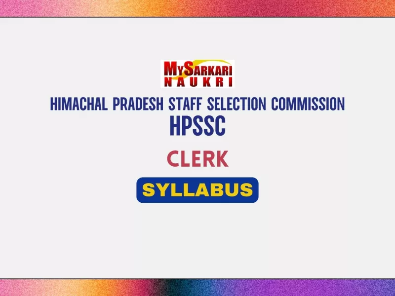 HPSSC Clerk Syllabus