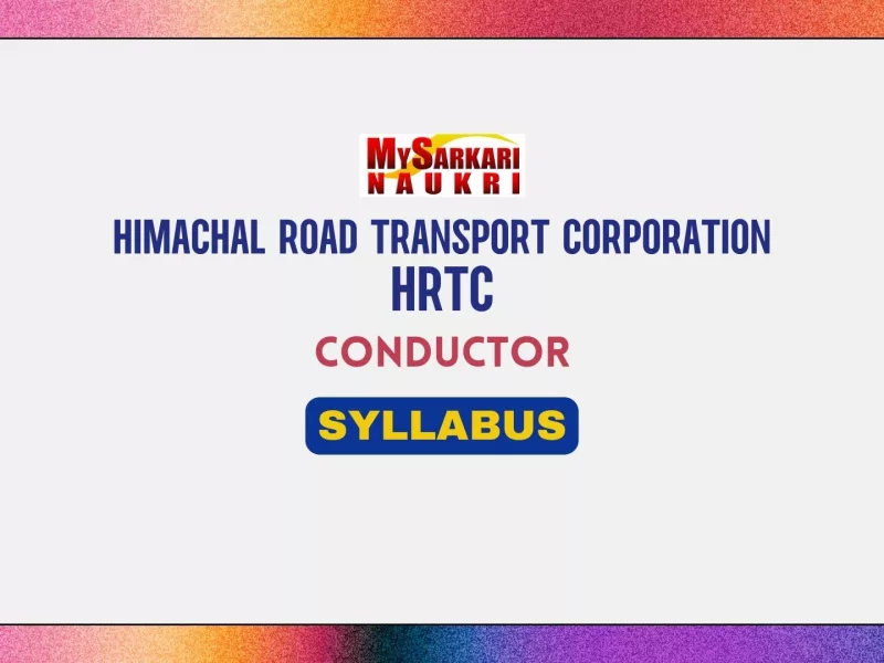 HRTC Conductor Syllabus