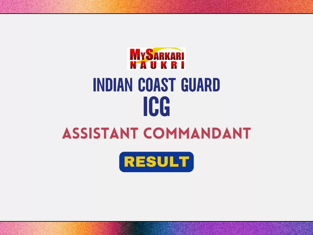 ICG Assistant Commandant Result