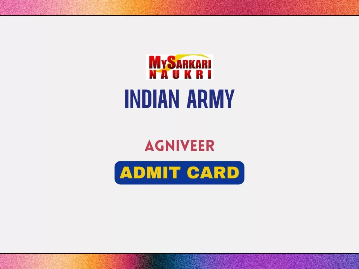 Indian Army Agniveer Admit Card