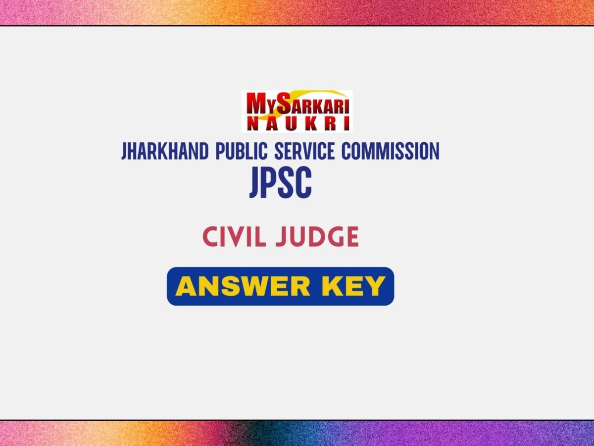JPSC Civil Judge Answer Key