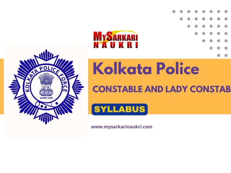 Kolkata Police Constable Syllabus