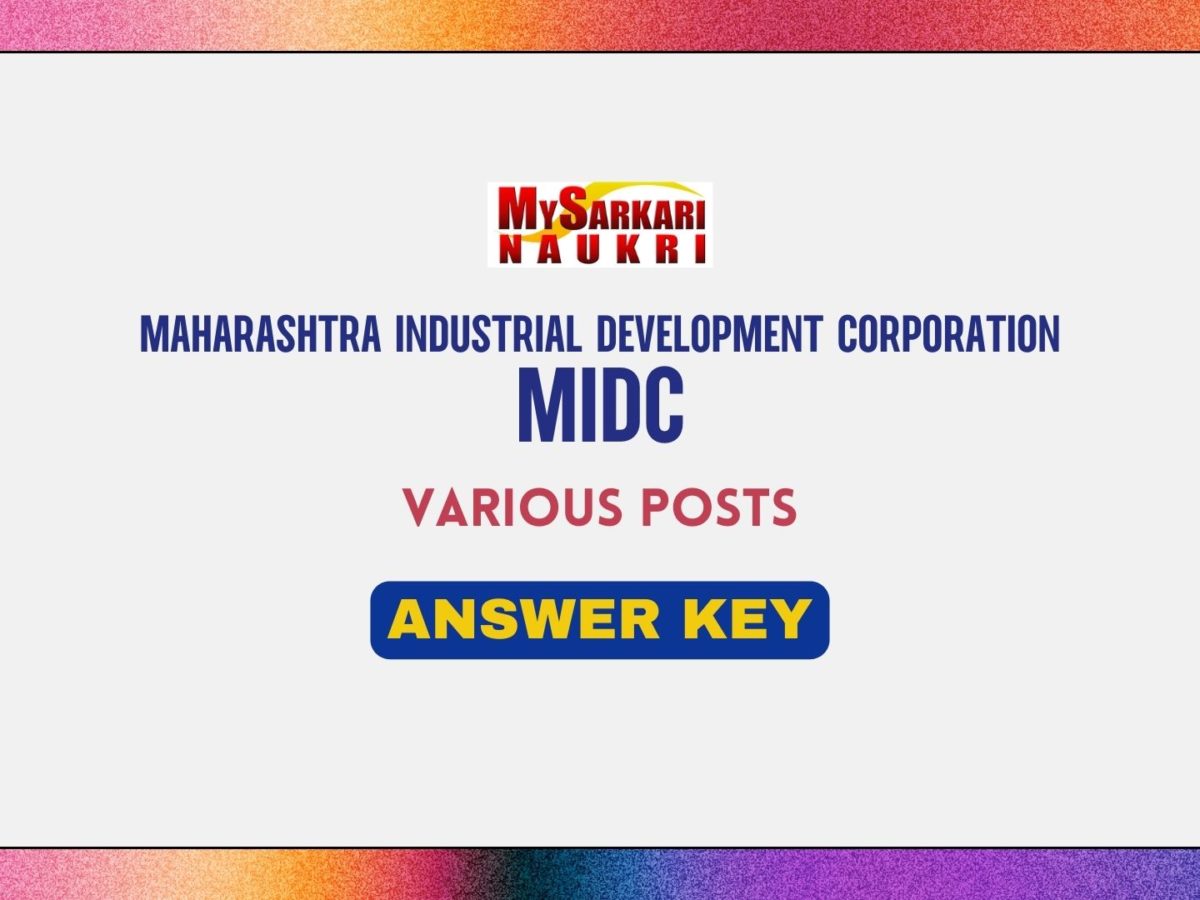MIDC Answer Key