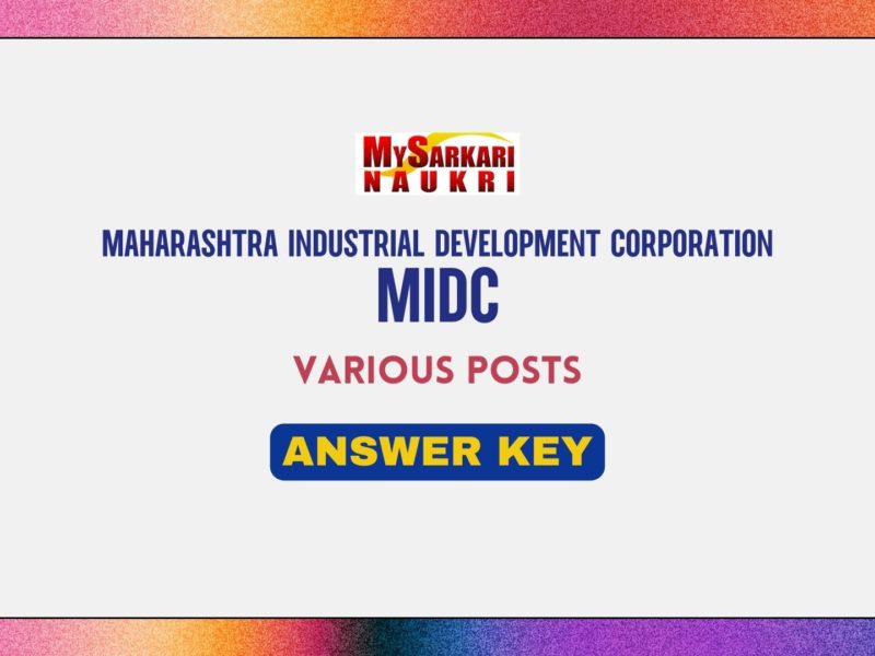 MIDC Answer Key