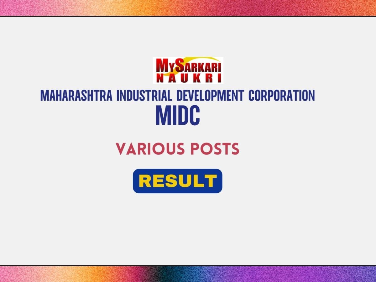 MIDC Result