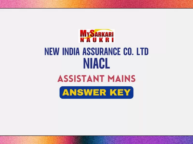 NIACL Assistant Mains Answer Key