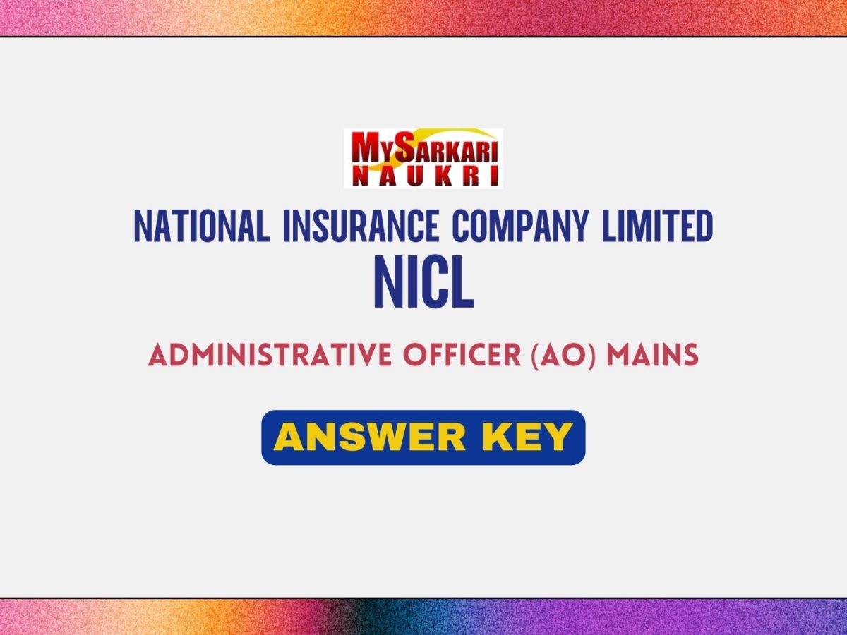 NICL AO Mains Answer Key