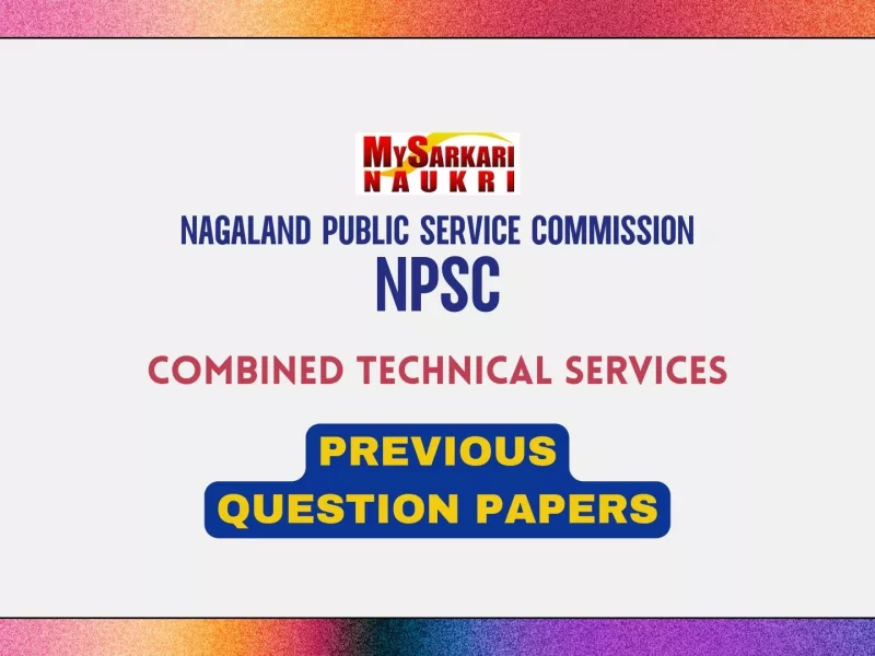 NPSC Combined Technical Services Exam Previous Question Papers