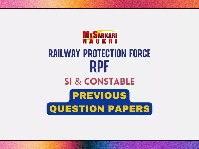 RPF SI, Constable Previous Question Papers