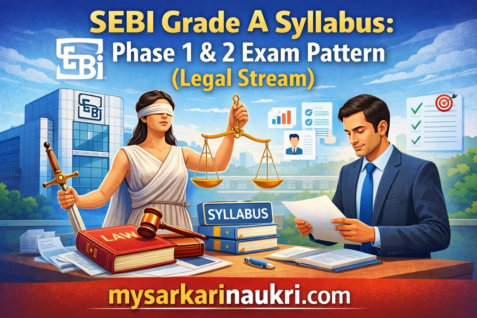 SEBI Grade A Syllabus: Phase 1 & 2 Exam Pattern (Legal Stream)