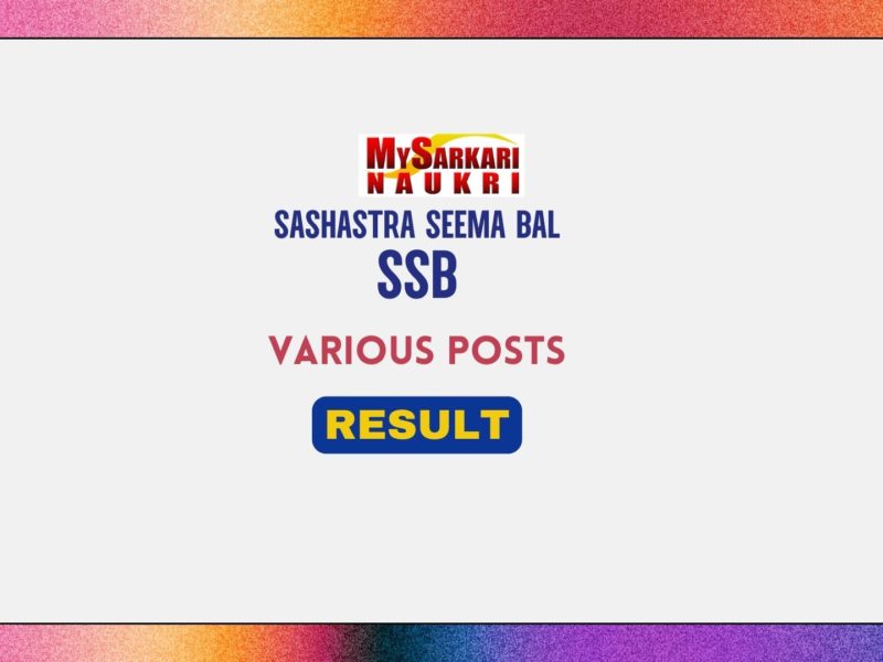 SSB Result