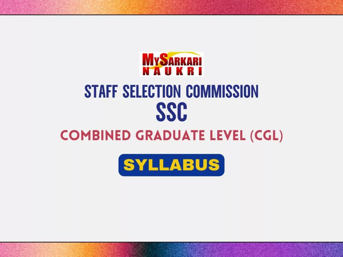 SSC CGL Syllabus