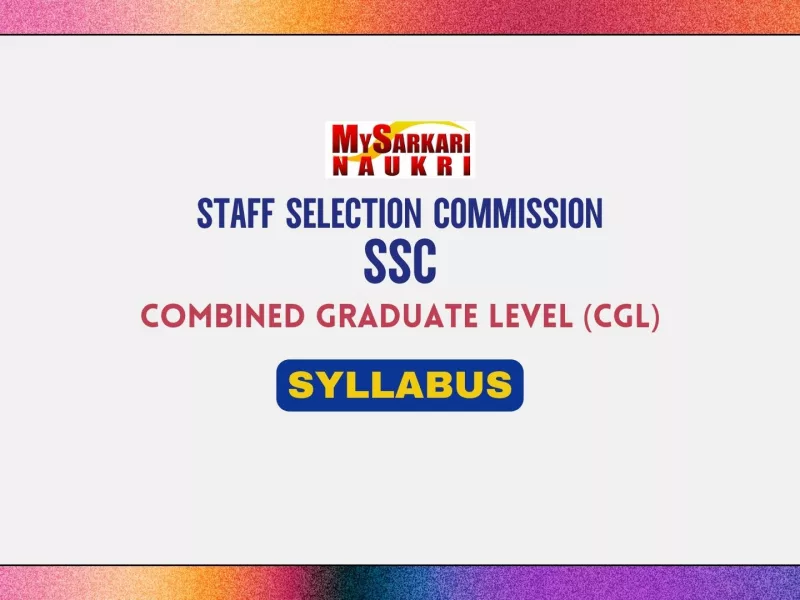 SSC CGL Syllabus