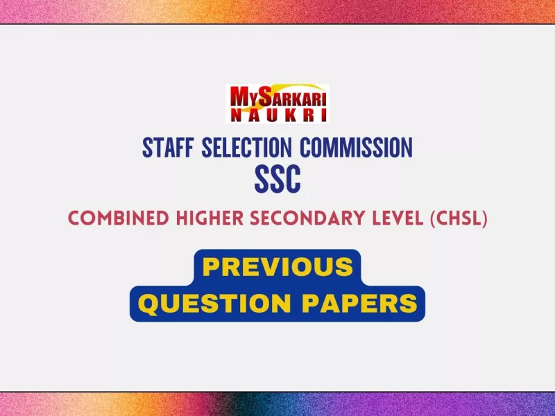 SSC CHSL Previous Question Papers
