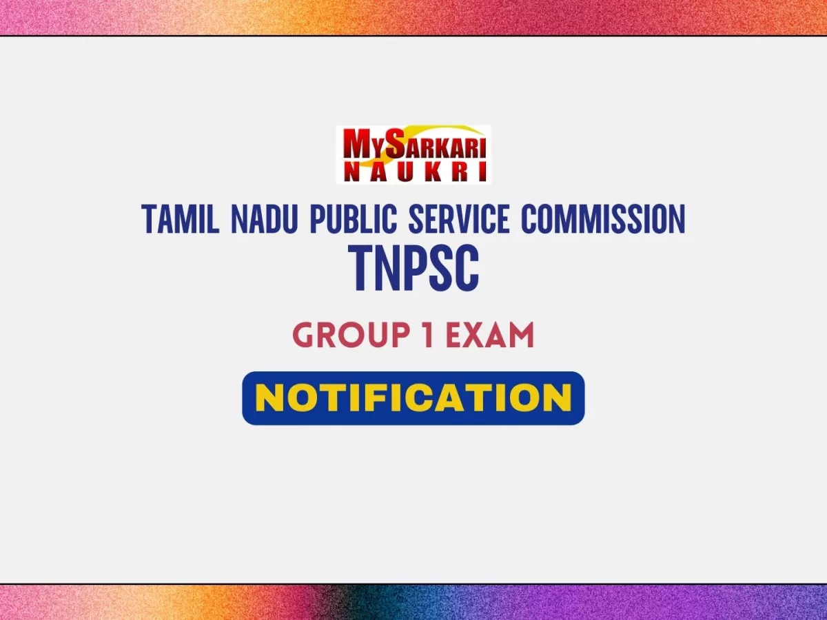 TNPSC Group 1 Notification
