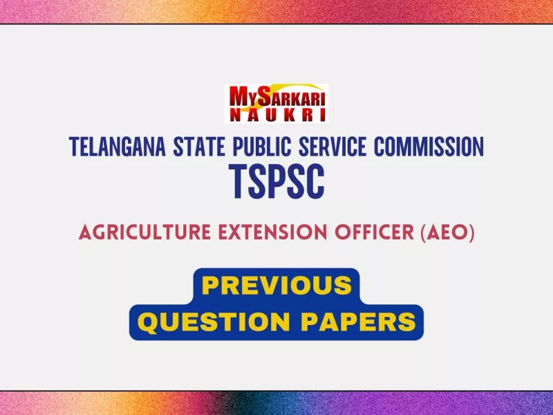TSPSC AEO Previous Question Papers