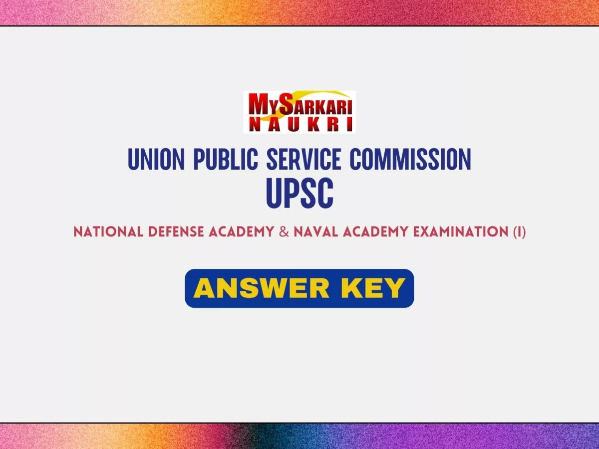 UPSC NDA 1 Answer Key