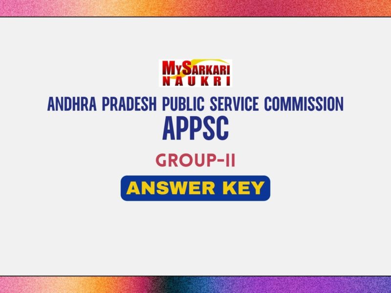 APPSC Group 2 Answer Key