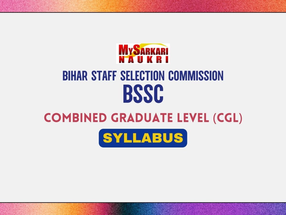 BSSC CGL Syllabus