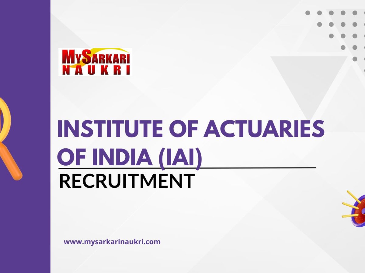 Institute of Actuaries of India (IAI)