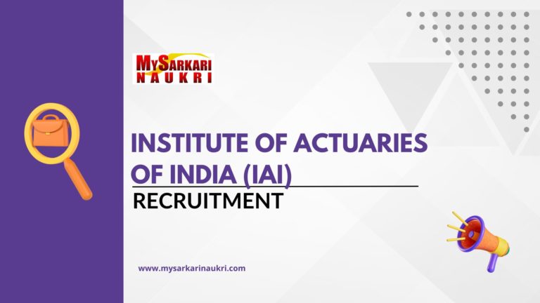 Institute of Actuaries of India (IAI)