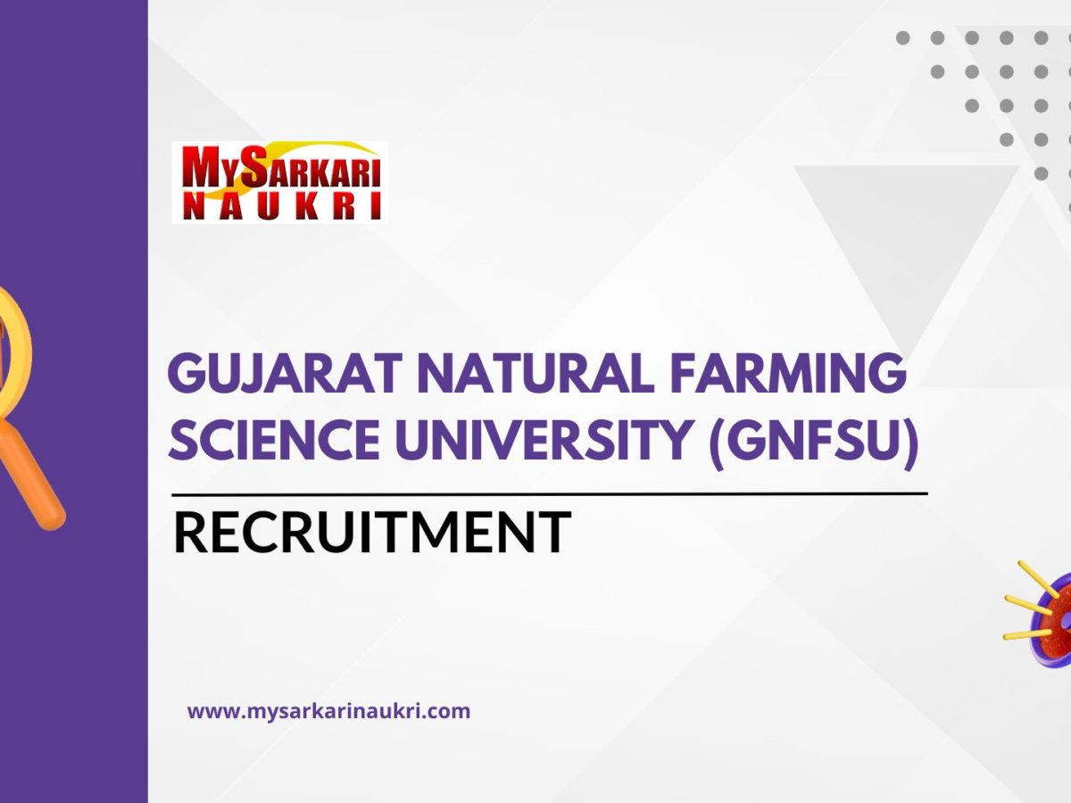 Gujarat Natural Farming Science University (GNFSU)