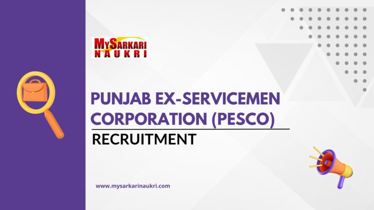 Punjab Ex-servicemen Corporation (PESCO)