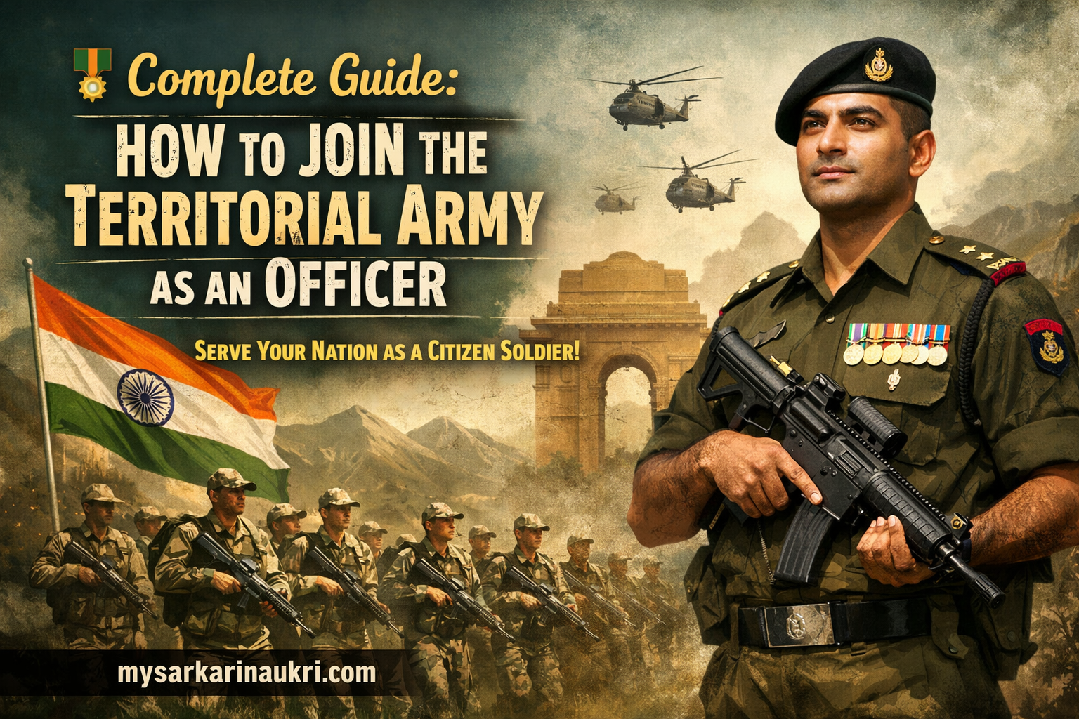 🎖️ Complete Guide: How to Join the Territorial Army as an Officer