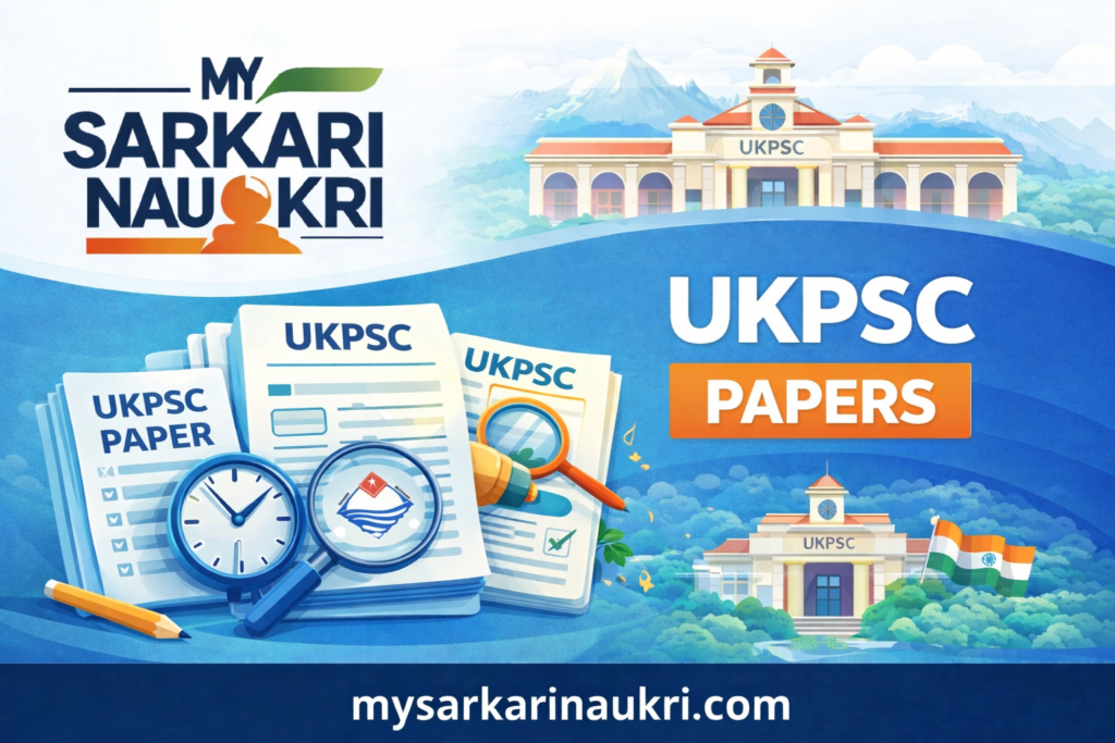 UKPSC Question Papers 2025: Previous Year Papers PDF