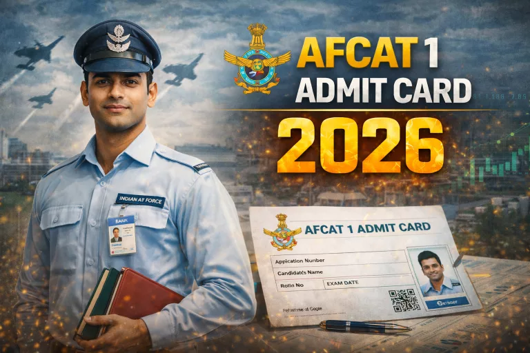 AFCAT 1 Admit Card 2026