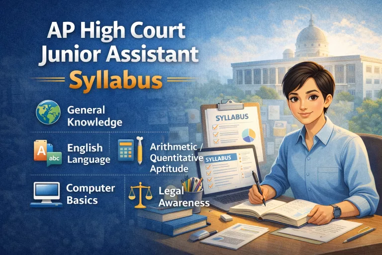 AP High Court Junior Assistant Exam Pattern & Syllabus