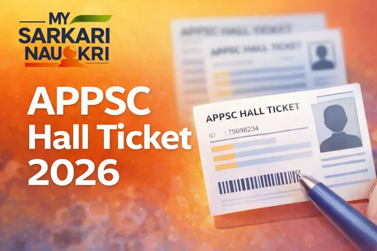 APPSC Hall Ticket 2026