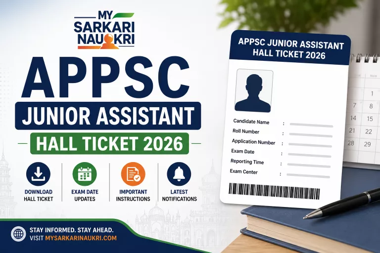 APPSC Junior Assistant Hall Ticket 2026